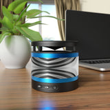 Nobel Squiggly Lines Metal Bluetooth Speaker and Wireless Charging Pad