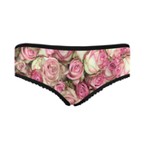 Your Pink Roses Women's All Over Print Boxer Briefs (Model L13)