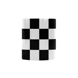 Black White Checkers Custom Morphing Mug (11oz)