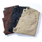 Men's Cargo Loose Fit 100% Cotton Knee Length Board Shorts Plus Size