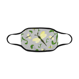 Olivine Dell Dragonflies Mouth Mask in One Piece (2 Filters Included) (Model M02)