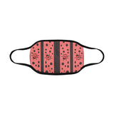 Bittersweet Persimmon Ladybugs Mouth Mask in One Piece (2 Filters Included) (Model M02)