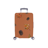 Leaves Pine Cones Luggage Cover/Small 24'' x 20''
