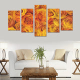 Grenadier Tangerine Roses Canvas Print Sets C (No Frame)