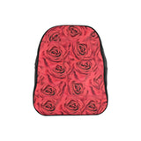 Radical Red Roses School Backpack (Model 1601)(Medium)