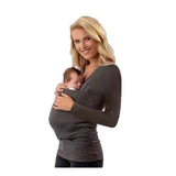 Baby Carrier Kangaroo for Father Mother Long-sleeve Big Pocket Multifunction Top