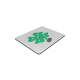 Shamrock Green Clover Rectangle Mousepad