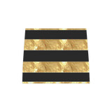 Black Gold Stripes Boston Handbag (Model 1621)