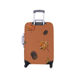 Leaves Pine Cones Luggage Cover/Small 24'' x 20''