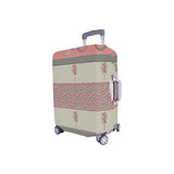 Cheery Coral Pink Luggage Cover/Small 24'' x 20''