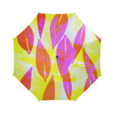 Alice Persimmon Yellow Semi-Automatic Foldable Umbrella (Model U05)