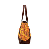 Grenadier Tangerine Roses Tote Handbag (Model 1642)