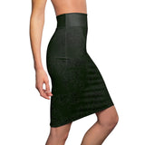 Deep Fir Shades Women's Pencil Skirt