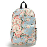Women Floral Backpack School Student Work Bookbags Durable Waterproof Satchel