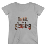 This Girl is Glowing Organic Women's Lover T-shirt