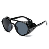 Unisex Sunglasses Brand Design Round Shades Vintage Punk UV400 Eyewear