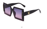 Unisex Hollow Carving Square Frame Sunglasses Super Four Colors