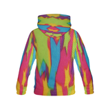 Rainbow Abstract Stars All Over Print Hoodie for Women (USA Size) (Model H13)