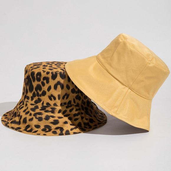 Two Side Reversible Panama Beach Sun Protection Fisherman Bucket Hats