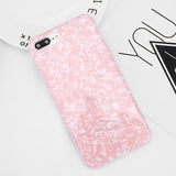 USLION Glitter Phone Case For iPhone 7 8 Plus Dream Shell Pattern TPU Silicone Cover