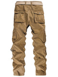 Men's Solid Color Pocket Cargo Pants