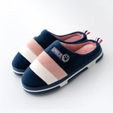 Shallow Cotton Anti Skid Mixed Color Man Woman Couple Matching Slippers