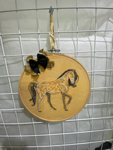 Horse Feather Embroidery Ornament