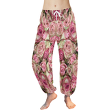 Your Pink Roses Women's All Over Print Harem Pants (Model L18)