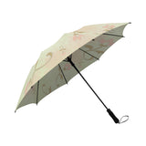 Caper Peach Chiffon Semi-Automatic Foldable Umbrella (Model U05)