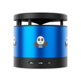 Storm Dusk Skull Head Metal Bluetooth Speaker and Wireless Charging Pad