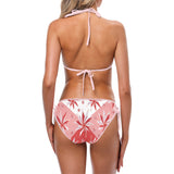 Reddish Cardnial Stars Custom Bikini Swimsuit (Model S01)
