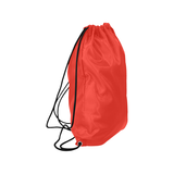 Pomegranate Solid Medium Drawstring Bag Model 1604 (Twin Sides) 13.8"(W) * 18.1"(H)