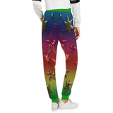 Rainbow Stars Women's All Over Print Sweatpants (Model L11)