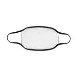 Black White Stripes Mouth Mask in One Piece (2 Filters Included) (Model M02)