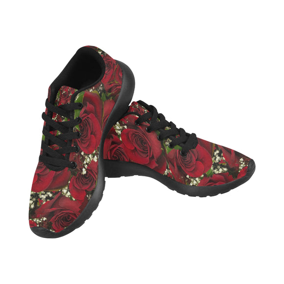 Carmine Roses Women’s Running Shoes (Model 020)