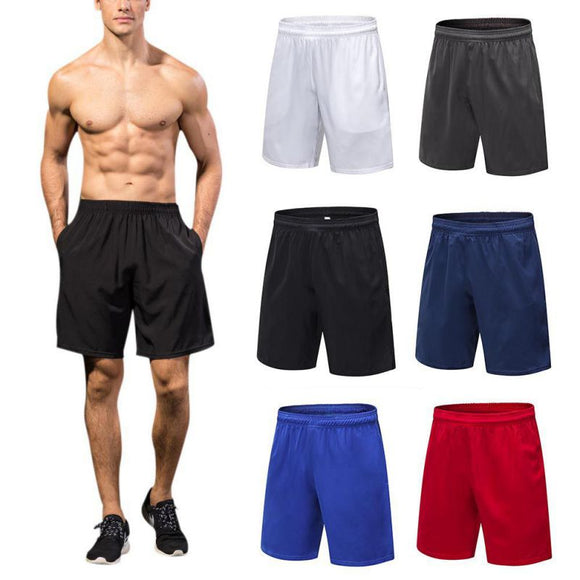 Men Compression Marathon Quick Dry Gym Tight Sports Plus Sizes With Pocket Shorts