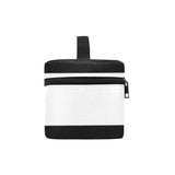 Black White Stripes Cosmetic Bag/Large (Model 1658)