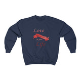 Love Brings Peace Unisex Heavy Blend™ Crewneck Sweatshirt