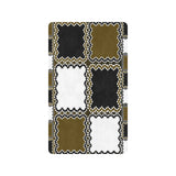 Black White Madras Doormat 30"x18"