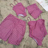 Family Swimwear Beach Match One-piece Swimsuit