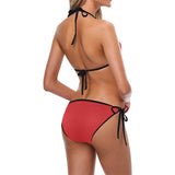 Alizarin Dissolve Custom Bikini Swimsuit (Model S01)
