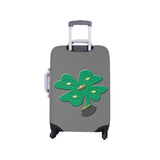 Shamrock Green Clover Luggage Cover/Small 24'' x 20''