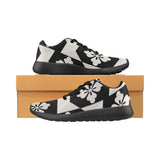 Black White Tiles Women’s Running Shoes (Model 020)