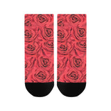 Radical Red Roses Women's Ankle Socks