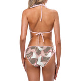 Raspberry Sandal Twist Custom Bikini Swimsuit (Model S01)