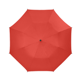 Pomegranate Solid Semi-Automatic Foldable Umbrella