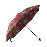 Carmine Roses Foldable Umbrella