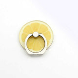Mobile Phone Metal Finger Ring Holder Cute Lemon Fruits Stand Support