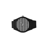 Black White Houndstooth Warrior Plastic Watch (Model 313)
