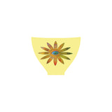 Yellowish Eyeflower Custom Bikini Swimsuit